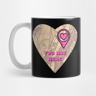 Valentine's Day You Are Here In My Heart Mug